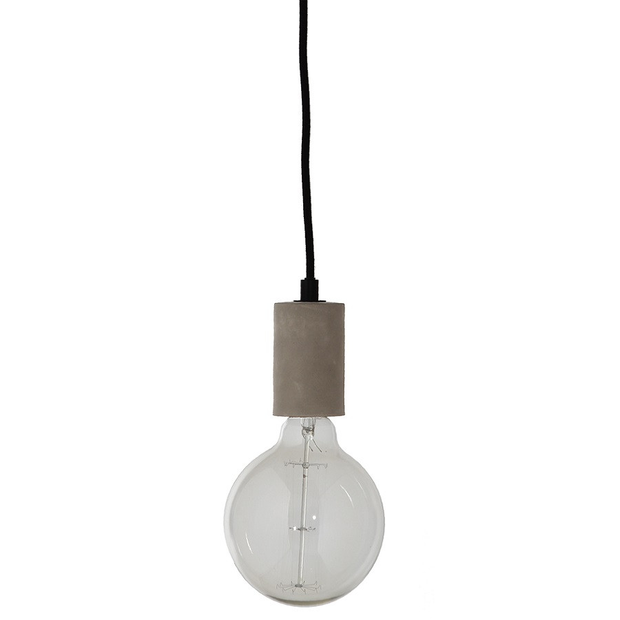 Лампа подвесная Bristol, 10х?8 см, серая - фото 1 - id-p167306544