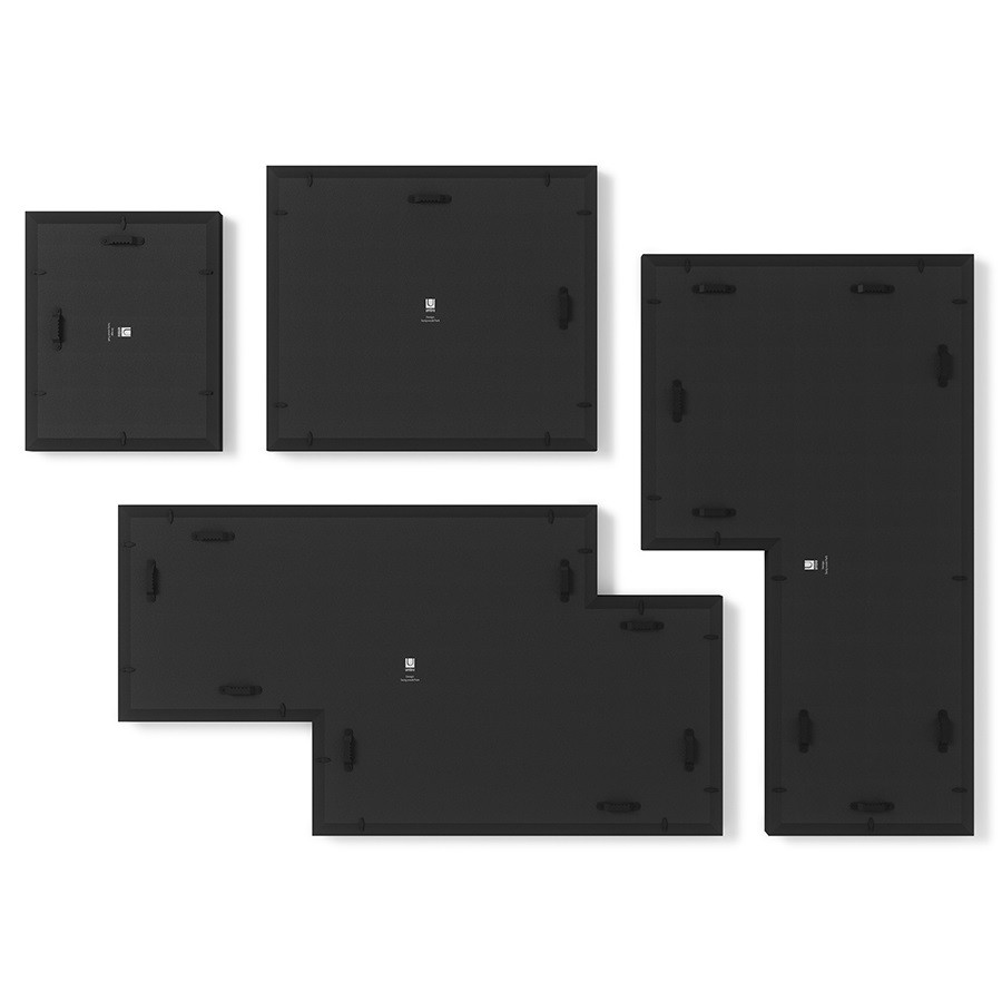 Набор из 4 фоторамок Mingle Gallery черный - фото 2 - id-p167307493