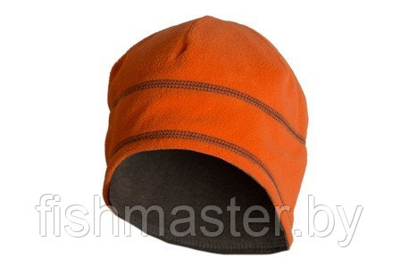 Шапка HUNTSMAN двусторонняя цвет Хаки/Оранжевый ткань Флис 58-60 - фото 2 - id-p167320262