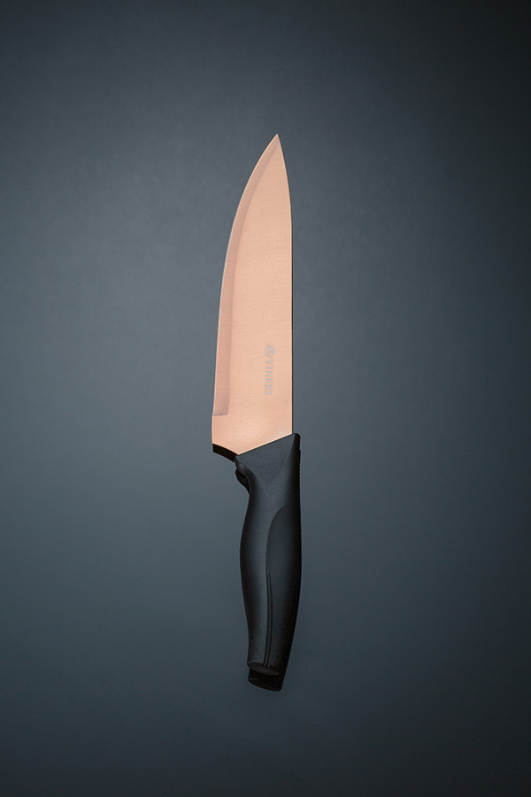 Набор из 5 ножей в подставке Opulence розовое золото - фото 5 - id-p167307508