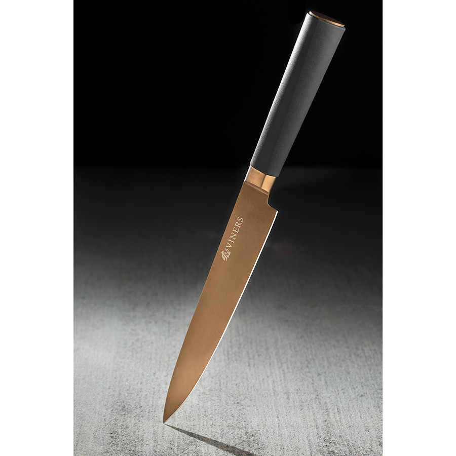 Набор из 5 ножей и подставки Titan Copper - фото 7 - id-p167307515