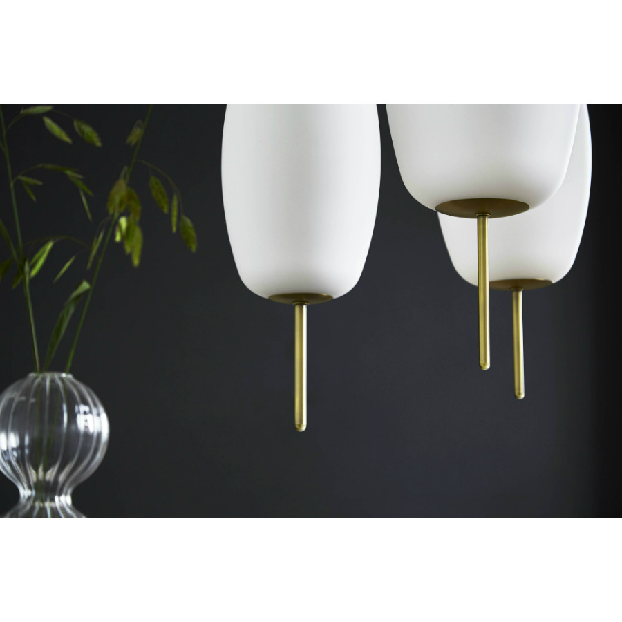 Лампа подвесная Silk, 78х?22 см, белое опаловое стекло - фото 2 - id-p167306585