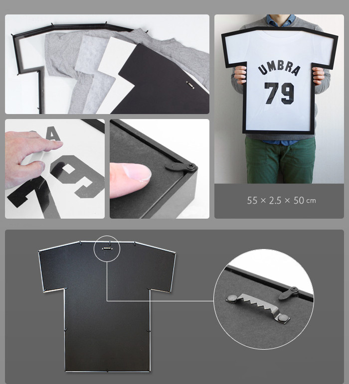 Рамка для футболки T-frame черная - фото 7 - id-p167309625