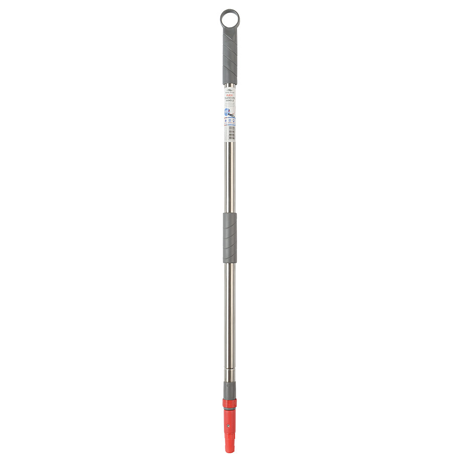 Ручка для швабры телескопическая 160 см с гибкой штангой 40 см - фото 5 - id-p167309651