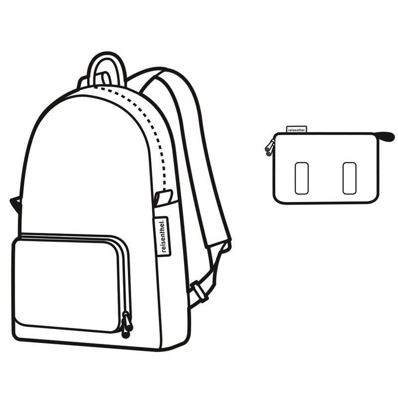 Рюкзак складной Mini maxi black - фото 3 - id-p167309688