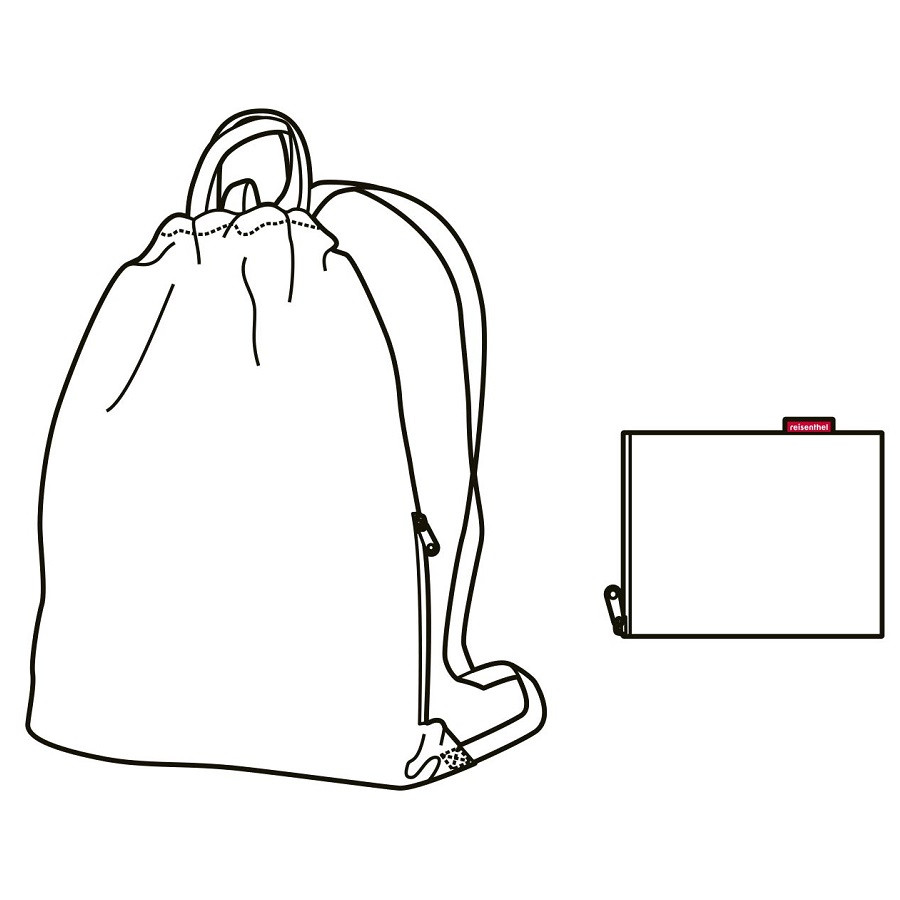 Рюкзак складной Mini maxi sacpack dots - фото 5 - id-p167309698