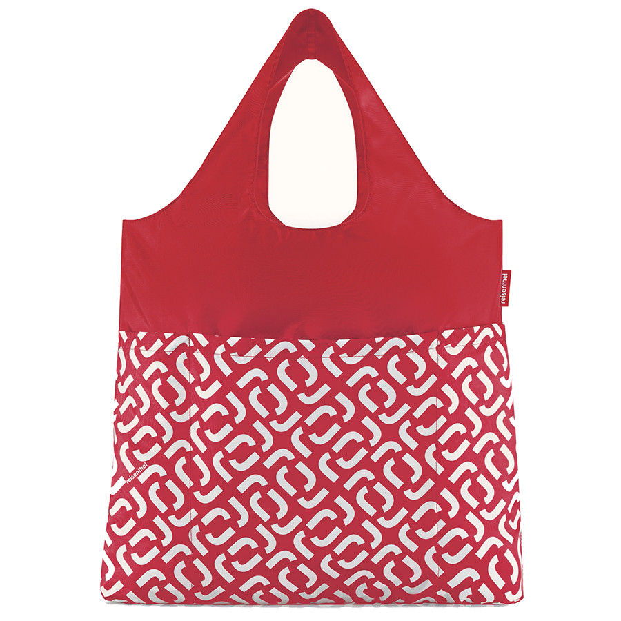 Сумка складная Mini maxi shopper plus signature red - фото 1 - id-p167311107