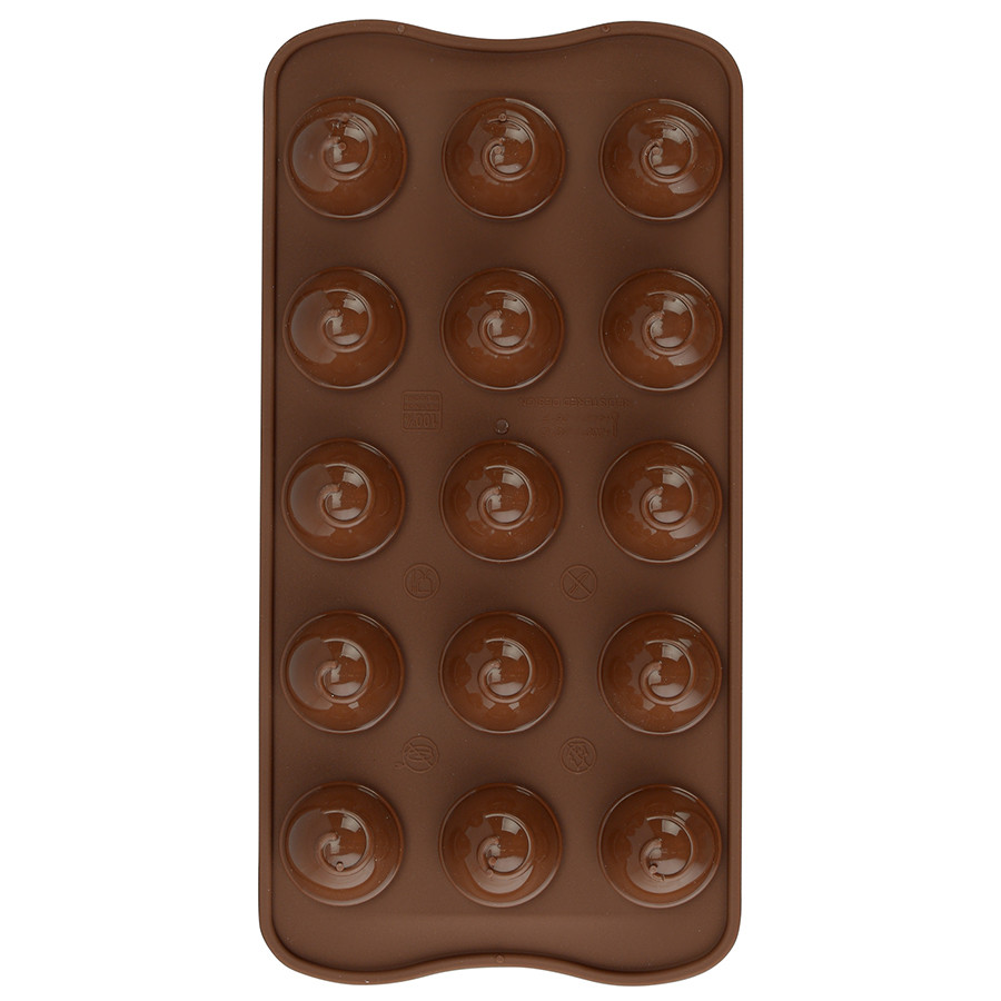 Форма для приготовления конфет Choco Spiral силиконовая - фото 4 - id-p167312661