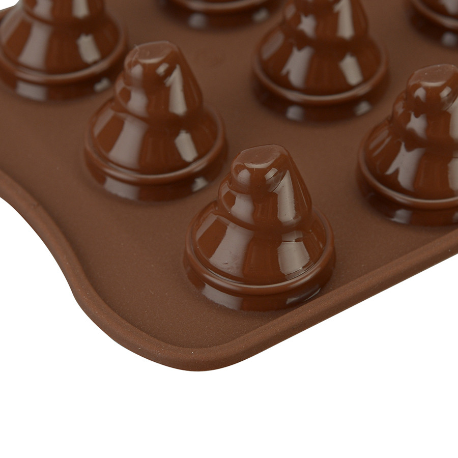 Форма для приготовления конфет Choco Trees силиконовая - фото 7 - id-p167312662