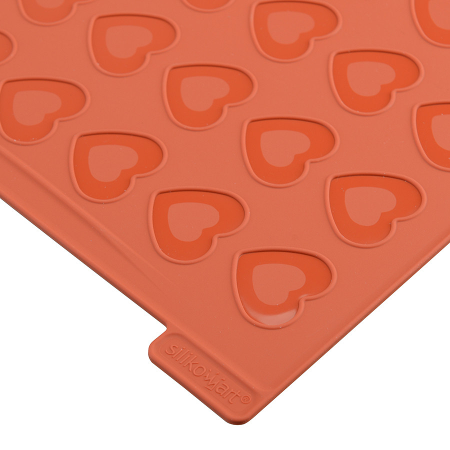 Форма для приготовления печенья Macaron Heart 30 х 40 см силиконовая - фото 5 - id-p167312676