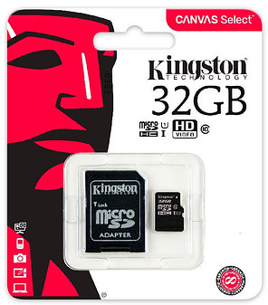 Карта памяти MicroSD 128Gb, KINGSTON (без адаптера), Class 10 (оригинал !!!), фото 2