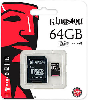 Карта памяти MicroSD 128Gb, KINGSTON (без адаптера), Class 10 (оригинал !!!), фото 2