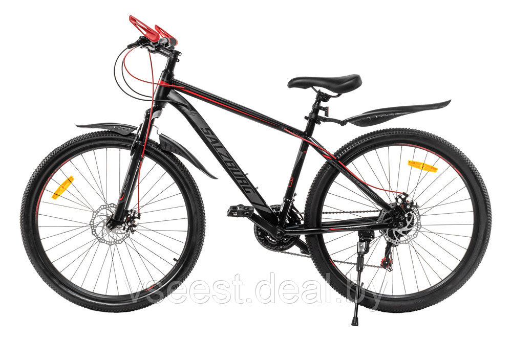 Горный велосипед RS Salzburg 27,5"" (черный/красный) (sh) - фото 2 - id-p167327318