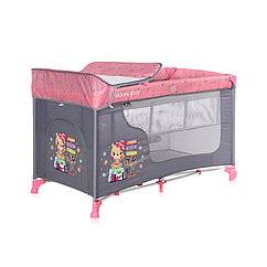 Детский манеж-кровать Moonlight 2 Pink Travelling 125*70*85
