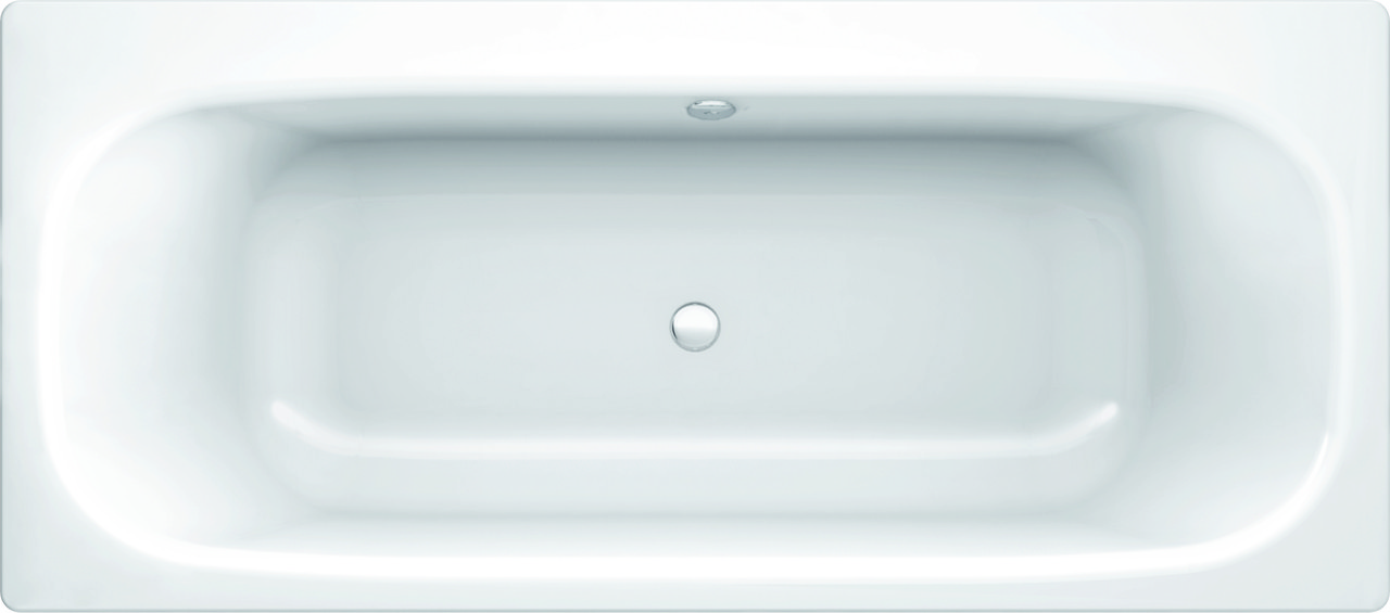 Стальная ванна BLB Universal Duo HG 3,5 170*75 (слив по центру, комплект шумоизоляции) - фото 3 - id-p167327284