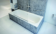 Стальная ванна BLB Universal Duo HG 3,5 170*75 (слив по центру, комплект шумоизоляции)