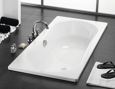 Стальная ванна BLB Duo Comfort HG 3,5 180*80 (слив по центру, комплект шумоизоляции) - фото 1 - id-p167327285