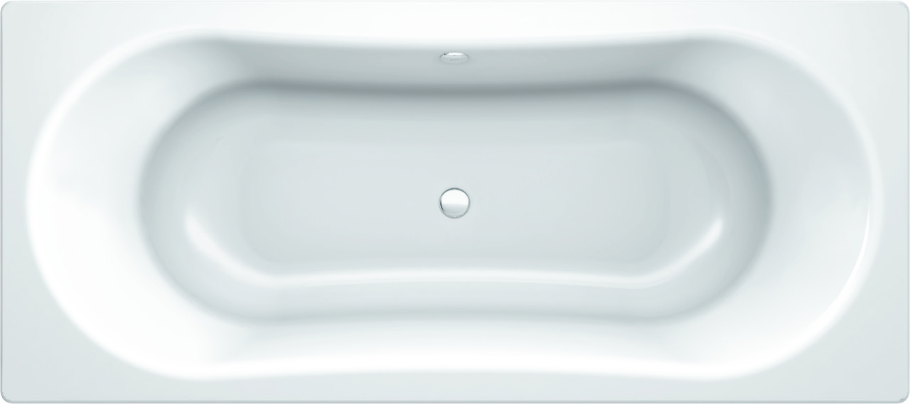 Стальная ванна BLB Duo Comfort HG 3,5 180*80 (слив по центру, комплект шумоизоляции) - фото 2 - id-p167327285