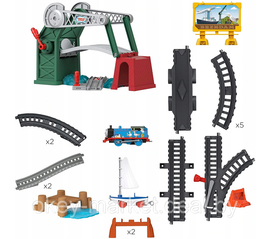 Игровой набор Томас и его друзья Железная дорога Разведение моста GWX09 - фото 6 - id-p167329415