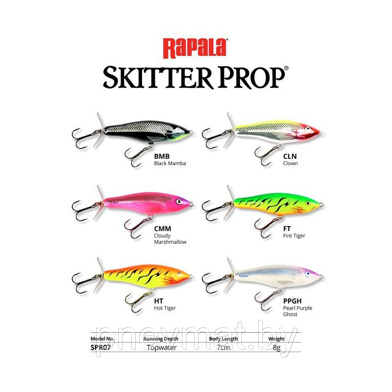 Проппер Rapala Skitter Prop ® 7 см - 8 гр.