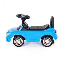 Каталка-автомобиль "SuperCar" №5 со звуковым сигналом (голубая), фото 2