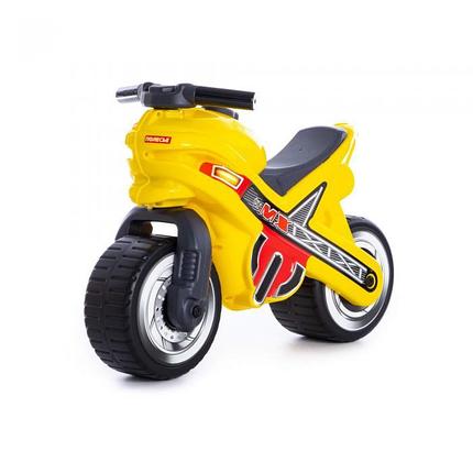 Каталка-мотоцикл "МХ" (жёлтая), фото 2