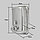 Дозатор (диспенсер) для жидкого мыла Solinne ТМ 801 (500мл) нержавейка, глянец, фото 4