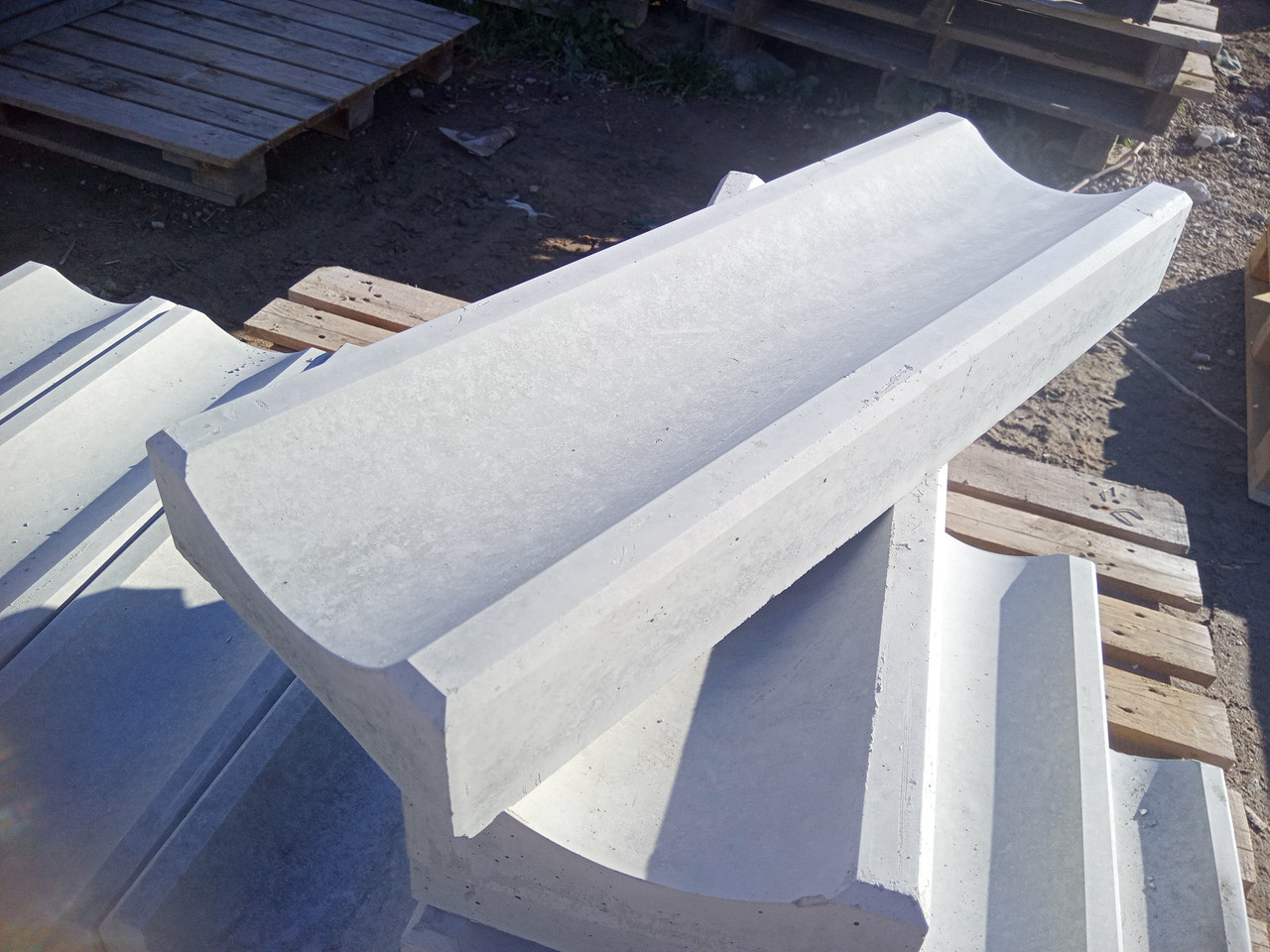 Водосток бетонный 50х16х6 см,на латвийском цементе - фото 1 - id-p167351675