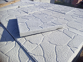 Вибролитая плитка "Черепашка" 30х30х3см серая