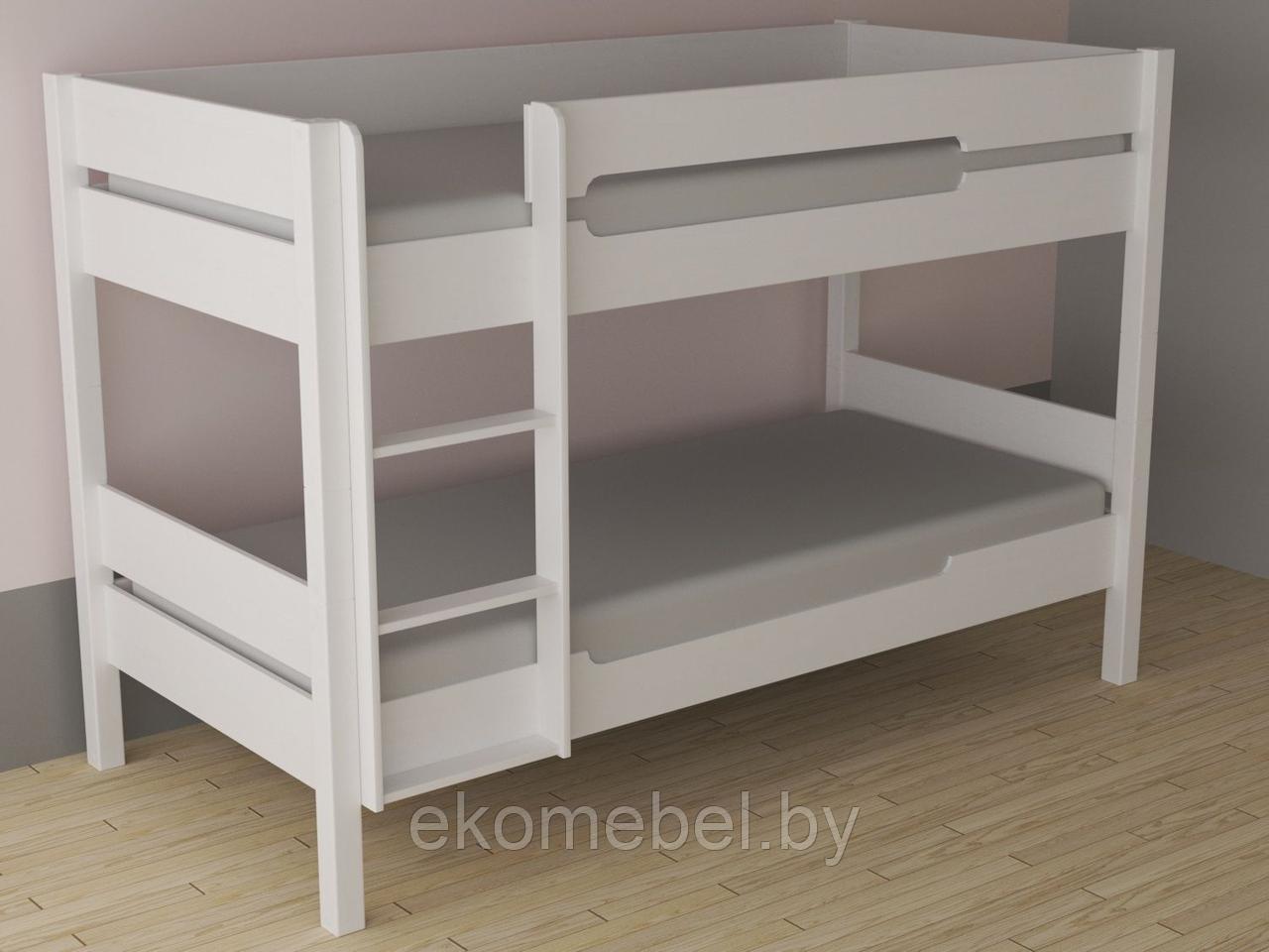 Двухъярусная кровать "Амелия" (90х200 см) Массив сосны - фото 1 - id-p167352750