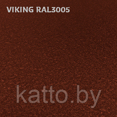 Матовая металлочерепица Трамонтана, VikingMP RAL 3005 (Винно-красный) - фото 2 - id-p167354137