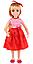 Игровая интерактивная кукла  Кристина твердое тело, гнутся руки,ноги, с аксессуарами, 46 см., арт.KR18605-RU, фото 3