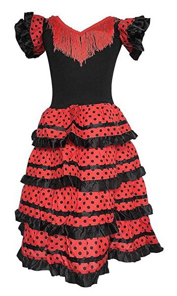 Платье карнавально-тацевальное "Фламенко" на 12 лет - фото 2 - id-p167355213