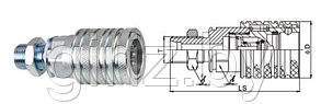 Корпус муфты разрывной S32 М26*1,5 (мама, нар.р., переборочный)