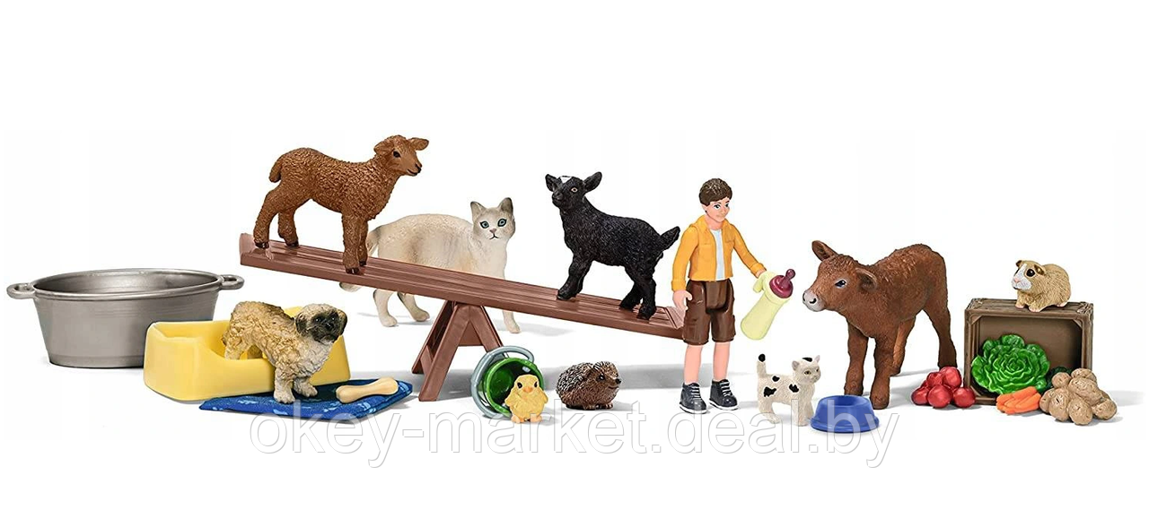 Игровой набор Schleich Рождественский календарь Farm World 2021 - фото 2 - id-p167355445