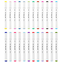 Набор скетч-маркеров для скетчинга MESHU, 24цв., основные цвета (MS_38264)
