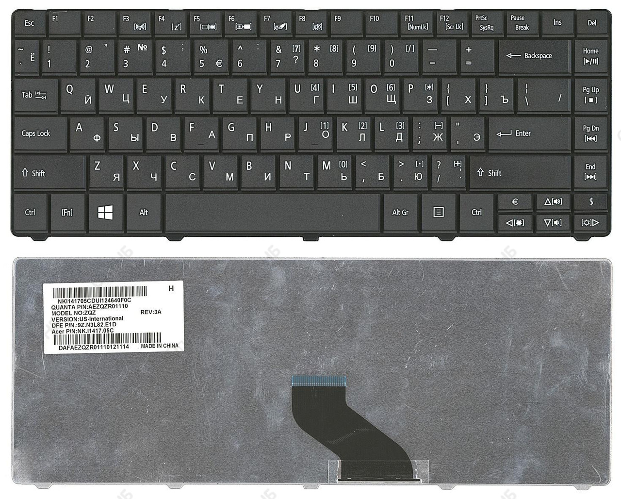 Клавиатура ноутбука ACER eMachines G730G островная в Минске. Доставка ...