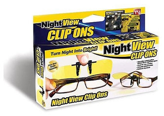 Накладки на очки ночного видения антибликовые Night View CLIP ONS