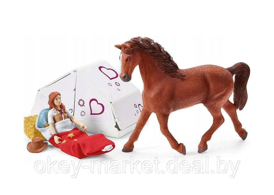 Игровой набор Schleich Конные приключения на автомобиле с прицепом - фото 4 - id-p167355867