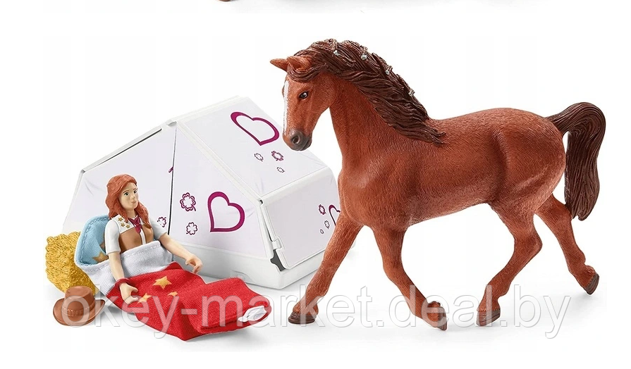 Игровой набор Schleich Конные приключения на автомобиле с прицепом - фото 9 - id-p167355867