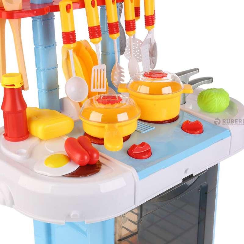 Детская игровая кухня арт. LY202, чемодан, 27 предметов, свет звук ст - фото 4 - id-p167355881