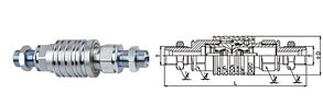 Муфта разрывная S19 М16*1,5 10L (в сборе, нар.р., переборочная)