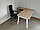 Стол письменный на металлокаркасе. Стол+Тумба+Приставной стол, фото 2
