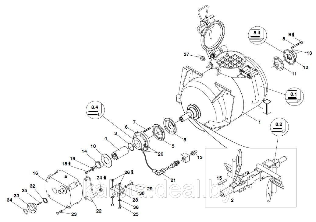 Гильза скольжения вала D 60х70х35 BR.450/ РМ740 - фото 1 - id-p167372267