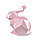 3Д Оригами Кролик Няш Розовый / 3D Оригами / Конструктор / Paperraz / Папераз, фото 3