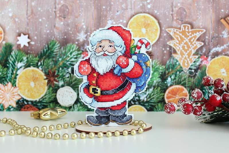 Набор для вышивания крестом «Веселый Санта». - фото 2 - id-p167378436