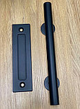 Ручка-скоба для раздвижных дверей BDH-BS02 Black, фото 2