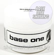 Base one Shining - моделирующий прозрачный гель для наращивания ногтей, 50гр (Silcare)