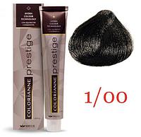 Кремкраска для волос Colorianne Prestige ТОН - 1/00 Черный 100мл (Brelil Professional)
