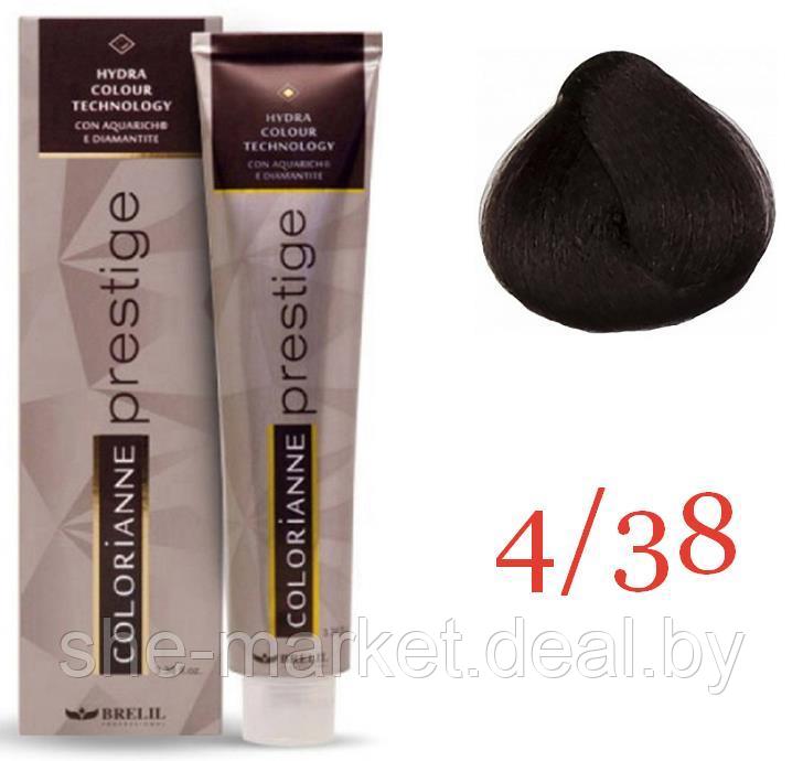 Крем краска для волос Colorianne Prestige ТОН - 4/38 Шоколадный шатен, 100мл (Brelil Professional) - фото 1 - id-p167384486